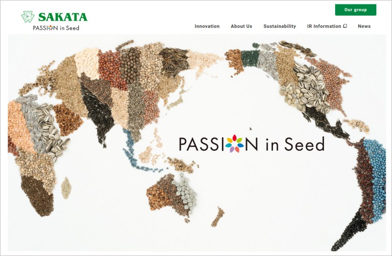 The “SAKATA Group’s Global Brand Website” is launched